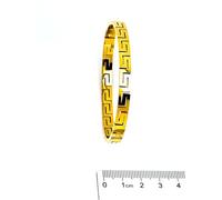 Pierre Lorren Gioielli fatti a mano in argento con chiave greca da 8 mm, braccialetto greco Meandro Design Meandro gioielli antica Grecia Vita eterna amore successo e felicità regalo per figlia
