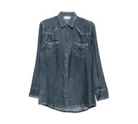 Pierre-Louis Mascia - Aloe Longsleeve Shirt - - Blouses & Shirts - Donna - Blu - M