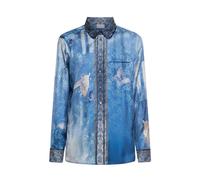 Pierre-Louis Mascia - Camicia Maniche Lunghe Aloe - - Blouses & Shirts - Donna - Blu - M