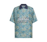 Pierre-Louis Mascia - Polo in Seta Aloe - - Tops - Uomo - Blu - M