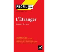 Pierre-Louis Rey Albert Camus Profil - Camus (Albert) : L'Etranger (Tascabile)