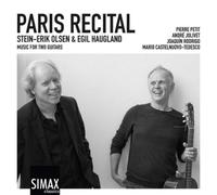 Pierre Petit Stein-Erik Olsen & Egil Haugland: Paris Recital: Music for Two (CD)