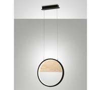 FABAS LUCE Pierre lampada a sospensione LED, 3000 K, 1 x 29 W Ø40 cm, 3695-40-101, Pierre [Lampade per Interni > Lampade a Sospensione]