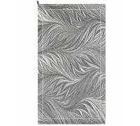 Pierre Tappeti Tappeto Arredo DALLAS GRIGIO disegno moderno con foglie felce, multiuso lavabile antiscivolo cm.115x175