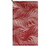 Pierre Tappeti Tappeto Arredo DALLAS ROSSO rosa disegno moderno con foglie felce, multiuso lavabile antiscivolo cm.115x175