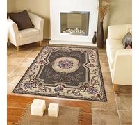 Pierre Tappeti Tappeto arredo salotto camera AUBUSSON FANGO in ciniglia multiuso lavabile antiscivolo cm.65x300 passatoia