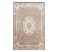 Pierre Tappeti Tappeto classico QUEEN CIPRIA stile tradizionale francese aubusson floreale, arredo casa salotto soggiorno camera lavabile antiscivolo cm.115x175