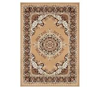 Pierre Tappeti Tappeto PERSIAN 100% Polipropilene, Stile Orientale Classico Persiano per Soggiorno e Camera da Letto, Resistente E Facile da Pulire Dis. 4480 Beige 140x200cm