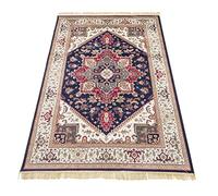 Pierre Tappeti Tappeto RUBINE 304 Heriz BLU disegno classico persiano stile orientale tradizionale cm.100x140. Tappeto salotto, soggiorno, camera da letto, ingresso, corridoio.