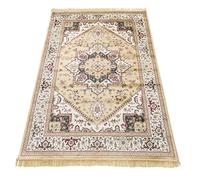 Pierre Tappeti Tappeto RUBINE 304 Heriz ORO disegno classico persiano stile orientale tradizionale cm.67x240. Tappeto salotto, soggiorno, camera da letto, ingresso, corridoio.