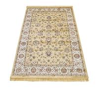 Pierre Tappeti Tappeto RUBINE 492 Ziegler ORO design tradizionale classico stile persiano orientale cm.160x230. Tappeto salotto, soggiorno, camera da letto, ingresso, corridoio.