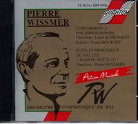 Pierre Wissmer : Concerto N.3 Pour Piano Et Orch. ; " Alerte , Puits 21 "