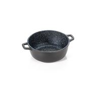 PIERRESTONE CASSERUOLA 2M in ALLUMINIO PRESSOFUSO cm 16 - 20 -24 - 28