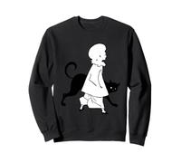 Pierrot e Gatto, da St. Paul di Aubrey Beardsley (1893) Felpa