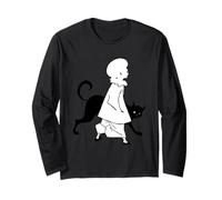 Pierrot e Gatto, da St. Paul di Aubrey Beardsley (1893) Maglia a Manica