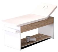 Pierucci Wellness Technology lettino massaggio professionale estetista, lettino centro estetico spa e centri benessere, modello Beauty Bianco