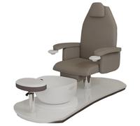 Pierucci Wellness Technology poltrona podologica pedicure estetista, poltrona podologica con poggiapiedi centro estetico manicure pedicure modello Dolce Mini Bianco