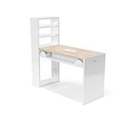 Pierucci Wellness Technology Tavolo Manicure per Centro Estetico Nails Astra Unghie Aspiratore 140 cm (Worker Plus, Sherwood - Aspiratore 200)