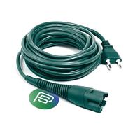 PIESSEONLINE - Cavo di Ricambio per Folletto VK 130/131 - Cavo Alimentazione Aspirapolvere da 13 Metri - Compatibile, Resistente e Facile da Installare con Spina Italiana, Verde