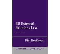 Piet Eeckhout EU External Relations Law (Tascabile)