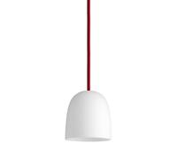 Piet Hein Super 115 Lampadario Opale con Cavo Rosso