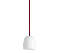 Piet Hein Super 90 Lampadario Opale con Cavo Rosso