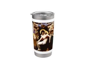 Pieta di Bouguereau x Gesù Cristo crocifisso x Madre Maria Bicchiere termico in acciaio inox doppia parete