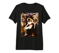 Pieta di Bouguereau x Gesù Cristo crocifisso x Madre Maria Maglietta Premium
