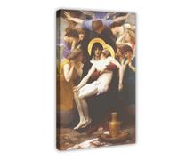 Pieta - William-Adolphe Bouguereau - Stampa artistica da parete su tela, stampa moderna per camera da letto, 50 x 75 cm