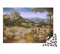 Pieter Bruegel il Vecchio Puzzle in Legno, Puzzles dipinto, Regalo Di San Valentino, Rompicapo opere d'arte famose nel mondo 1000 Pezzi, Puzzle Impegnativi, Per Esercitare La Logica, 1000 Pcs