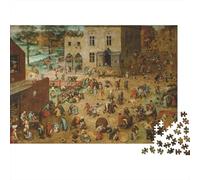 Pieter Bruegel il Vecchio Puzzles in Legno, Rompicapo dipinto 1000 Pezzi, arte Puzzle Impegnativi Adulti, Puzzle museo Di Natale, Regali Di Festa,