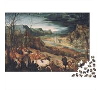Pieter Bruegel il Vecchio Puzzles Per Adulti, 1000 Pcs Puzzle arte, Rompicapo museo, opere d'arte famose nel mondo Puzzle Impegnativi, Artwork-Giocattoli Colorati Per L'istruzione, Decorare La Stanza