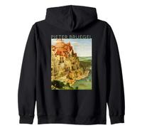 Pieter Bruegel The Elder - La Grande Torre di Babele Felpa con Cappuccio