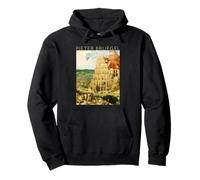 Pieter Bruegel The Elder - La Grande Torre di Babele Felpa con Cappuccio