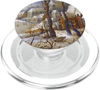 Pieter Bruegel The Elder - Paesaggio invernale con trappola per uccelli PopSockets PopGrip per MagSafe