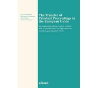Pieter Verrest Michael Lindemann The Transfer of Criminal Proceedi (Tascabile)