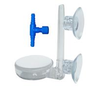 Pietra a bolle per acquario, pompe ad aria per acquari, fornitura di ossigeno per pietra, silenziosa, ultra fine, accessorio per il rilascio di gorgogliatori per stagni all'aperto domestici