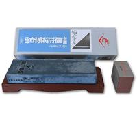 Sanelli Ambrogio, Naniwa Chosera, Pietra Affilacoltelli Professionale, Grana Media #600, Ideale per l'Affilatura di Coltelli Normali, Splash&Go, Supporto Portapietra Incluso, Made in Japan