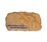 Pietra commemorativa per animali domestici Lapide commemorativa per giardino Lapide commemorativa per animali domestici in resina incisa personalizzata per la decorazione del (Tipo B (specifica del