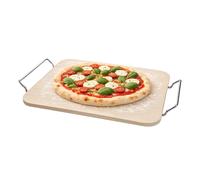 PIETRA PER PIZZA CON SUPPORTO PER FORNO 38X30 CM, PANE SURGELATI WESTMARK