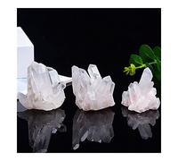 Pietra curativa 50-350g Cristallo bianco naturale Cluster Cristallo di quarzo Salute guarigione Reiki Pietra Punto grezzo Campione Decorazioni for la casa Cristalli grezzi (Color : Crystal Cluster,