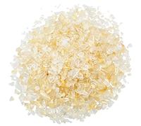 Pietra curativa Bella pietra frantumata in cristallo naturale Guarigione energetica Reiki Decorativo Acquario Balance Decorazione con pietre preziose fuxingweism ( Color : Light Yellow , Size : 100g )