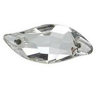 Pietra da Cucire in Cristallo GT Crystal Curve mm 20x9 Crystal - 45PZ