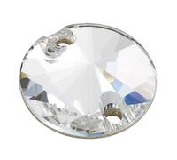 Pietra da Cucire in Cristallo GT Crystal Tonda mm 18 Crystal - 54PZ