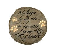 Pietra Da Giardino Per Cani All'Aperto Non Più Al Mio Fianco