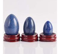 Pietra da massaggio con avventurina verde naturale non perforata Yoni Egg Kegel for esercizi con uovo di giada, giada gialla (Color : Blue Aventurine)