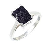 Pietra del sole Anello placcato argento donna Gioielli C1157CA_50 (15.9)