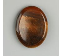 Pietra della preoccupazione Ametista Quarzo rosa Intagliata a mano Pietra del pollice Tasca Meditazione C ovale Vitalità naturale Pietra del palmo Rilassamento - Occhio di tigre - 35x45mm