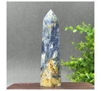 Pietra di Cristallo Bacchetta di cristallo obelisco naturale for la decorazione della casa Collana con porta-pietre di cristallo(133g 98mm)