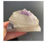 Pietra di Cristallo Cluster di cristalli di pietra grezza naturale, campione minerale di roccia di quarzo, decorazione for la casa Collana con porta-pietre di cristallo(113g)